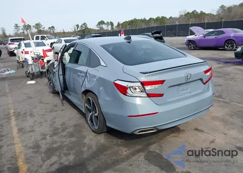 2021 Honda Accord Sport 2.0T z USA, uszkodzony, nr VIN 1HGCV2F31MA024434